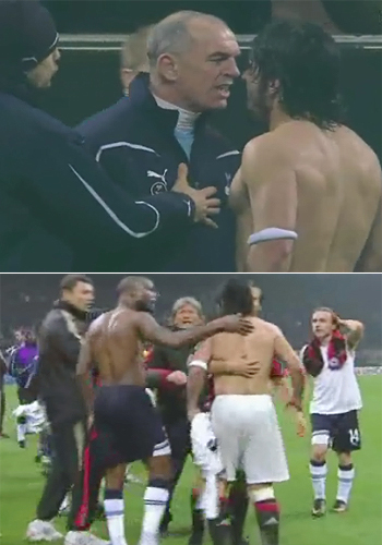 ▲ 경기 중 이성을 잃은 가투소 <출처 = 경기 동영상 캡쳐>