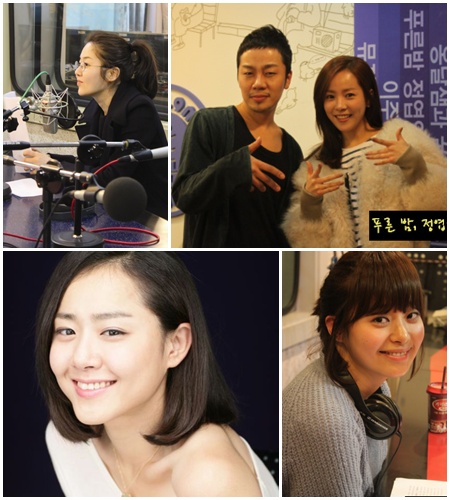 ▲ 라디오에 출연한 여스타들의 모습. (사진제공= MBC,나무엑터스)