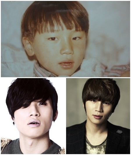 ▲ 닮은 꼴로 화제를 모은 케이윌의 어린시절(위)과 대성(왼쪽 아래)의 모습, 케이윌(오른쪽 아래)/사진제공=스타쉽엔터테인먼트