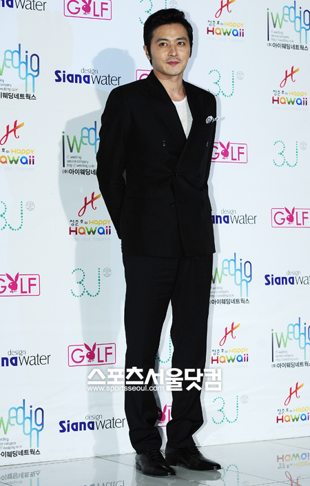 ▲배우 정준호와 아나운서 이하정의 결혼식에 참석한 정준호. /배정한 기자