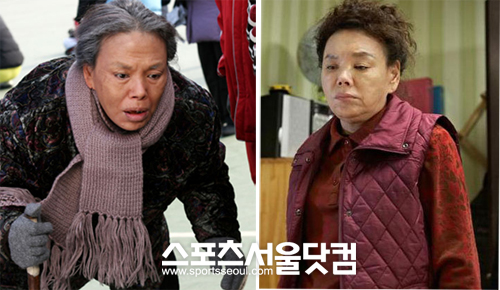 ▲다양한 작품에서 코믹한 엄마 역할을 주로 맡은 김수미/사진=영화 스틸컷