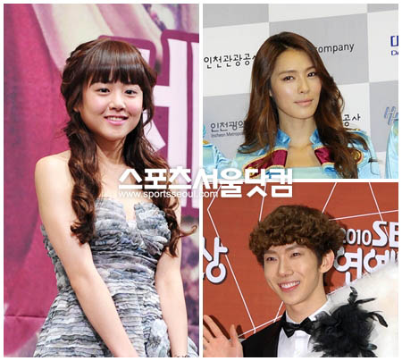 ▲ 후배들에게 성실한 연습의 중요성을 강조한 스타들. 왼쪽부터 문근영,애프터스쿨 가희, 2AM 조권./사진=더팩트DB