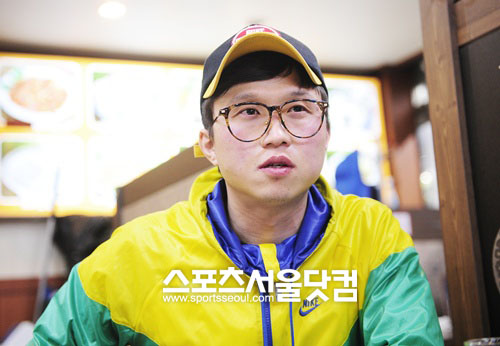 ▲ 앞으로의 꿈, 그리고 개그에 대한 이야기를 할 땐 그 어느 때보다 진지해지는 개그맨 박성광/사진=배정한 기자