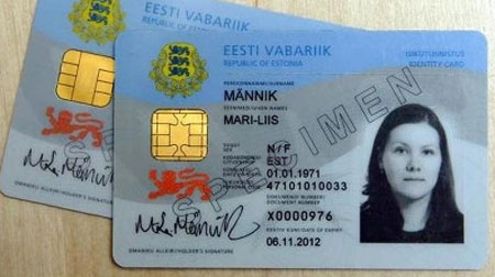 ▲ 에스토니아 ID 카드                               (출처=중앙선거관리위원회 블로그)