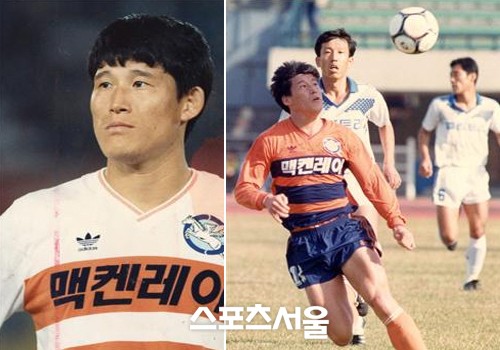 ▲ 1989년 일화 천마로 프로에 데뷔한 고정운은 신인왕을 차지했다