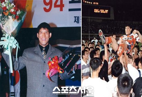 ▲ 1994년 시즌 K리그 MVP 및 도움왕을 거머쥔 고정운