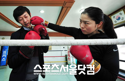 ▲ 사각의 링 위에서 만나 본 복싱 여제 김주희/문병희 인턴기자