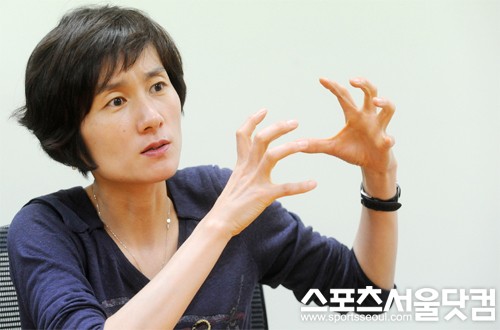 ▲ 역대 최연소 대한탁구협회 전무이사로 선임된 현정화 / ⓒ 노시훈 기자