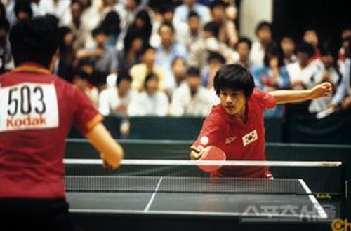 ▲ 태극마크는 현정화 감독 인생에 있어 빼놓을 수 없는 증표이기도 하다