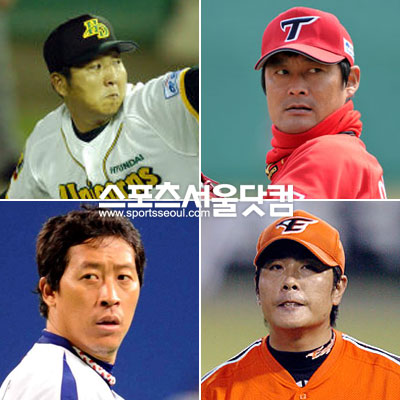 ▲ 일본야구 유턴파 정민태, 이종범, 정민철, 이병규(왼쪽 위부터 시계방향으로) <스포츠서울 DB>