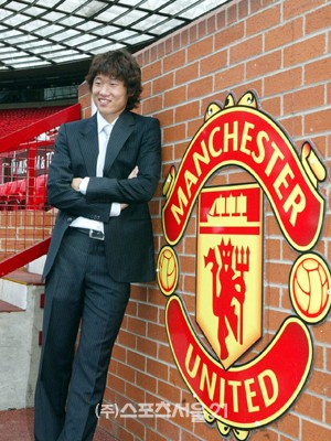 ▲ 지난 2005년 맨유에 입단한 박지성 <스포츠서울 DB>