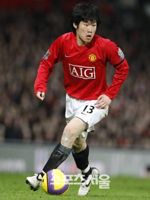 ▲ 맨체스터 유나이티드의 박지성 <스포츠서울 DB>