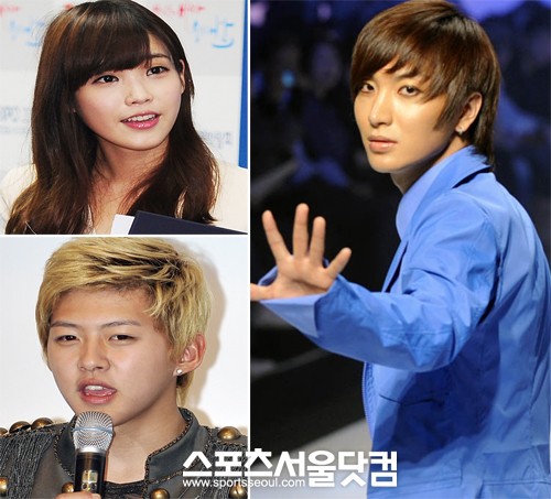 ▲이상형이 자주 바뀐 스타들. 왼쪽 위부터 시계방향으로 아이유, 슈퍼주니어 이특, 유키스 동호/더팩트DB