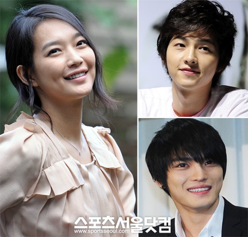 ▲유부녀·유부남을 이상형으로 지목한 스타들. 왼쪽부터 시계 방향으로 신민아, 송중기, 김재중./더팩트DB