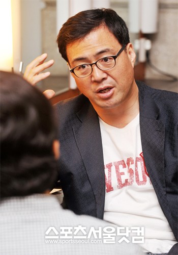 ▲씨름의 현 주소를 언급하는 이만기 교수 / ⓒ 문병희 기자