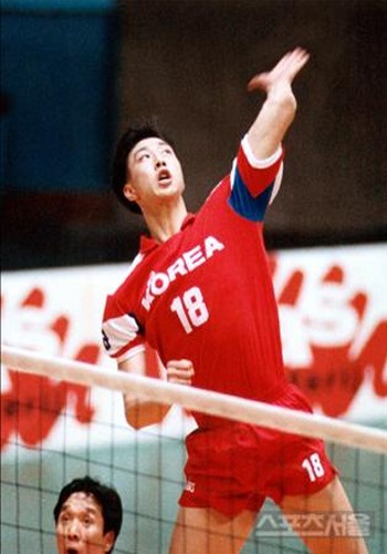 ▲한국 배구 사상 최고의 공격수로 평가 받는 김세진