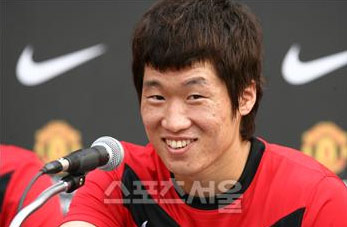 ▲ 맨체스터 유나이티드의 박지성 <스포츠서울 DB>