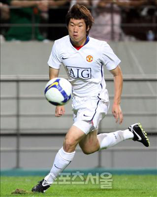 ▲ 맨체스터 유나이티드의 박지성 <스포츠서울 DB>