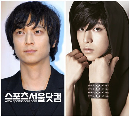 ▲신인가수 강해수가 배우 강동원의 친동생이라는 설이 제기되고 있어 관심을 모으고 있다./더팩트DB(좌), 하은엔터테인먼트(우) 제공