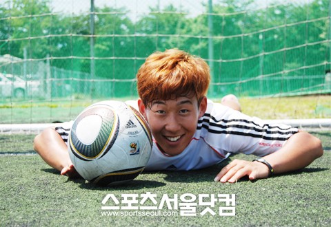 ▲ 그라운드 위 손흥민에게는 섭씨 34도의 불볕더위도 별 문제가 되지 않았다