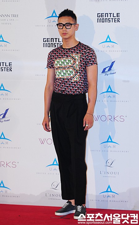 ▲포즈를 취하고 있는 주지훈. /문병희 기자