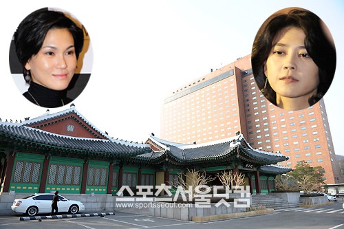 ▲ 이서현 제일기획 부사장(원안 왼쪽), 이부진 호텔신라 사장(오른쪽), 호텔신라 전경