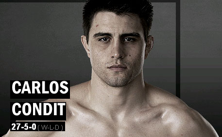 ▲카를로스 콘딧. www.UFC.com