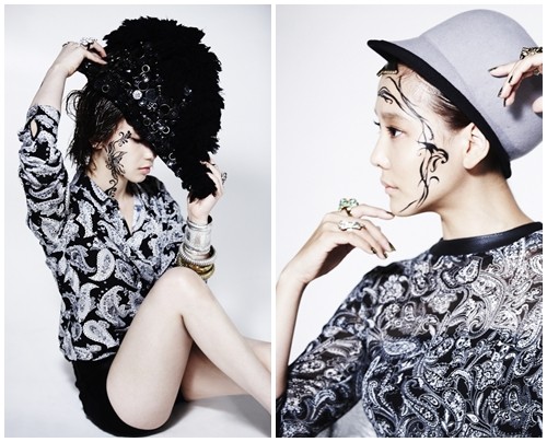 ▲ 천상지희 더 그레이스의 유닛 다나&선데이로 4년만에 돌아온 선데이(왼쪽)와 다나/SM엔터테인먼트 제공