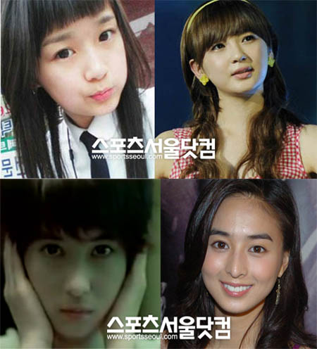 ▲팬들 사이에서 과거가 더 나은 스타로 꼽히는 다비치 강민경(위)과 임은경사진=온라인 커뮤니티 캡처, 더팩트DB, TTL광고 캡처