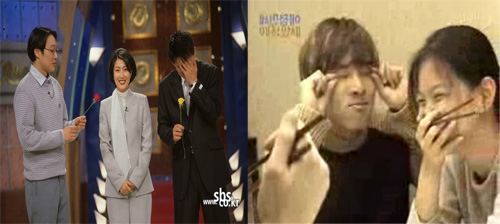 ▲스타와 일반인이 데이트를 해 화제를 모은 남희석 이휘재의 멋진 만남(왼쪽)과 애정만세 /사진=SBS 제공, MBC 목표달성 토요일-애정만세 방송 캡처