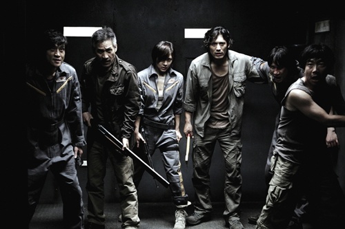 ▲ 영화 7광구에 함께 출연하는 배우들