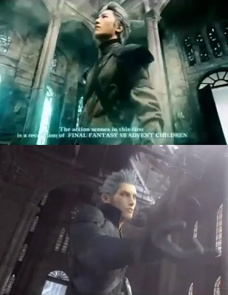 ▲아이비의 뮤직비디오(위)가 오마주 작품임을 표기했지만 파이널 판타지7 어드벤트 칠드런을 표절했다는 법원 판결을 받았다. /사진=유혹의 소나타 뮤직비디오, 파이널 판타지7 어드벤트 칠드런 영상 캡처