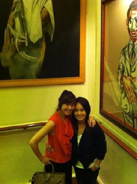 ▲이경실과 단란한 한때를 공개한 강수정 /사진=강수정 트위터