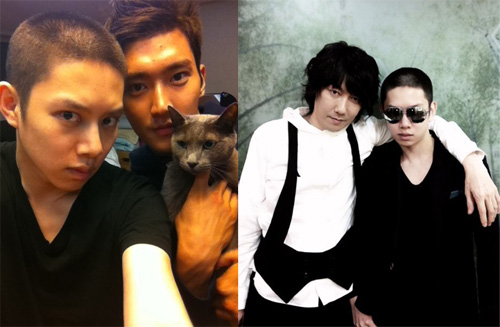 ▲최시원, 김장훈과 함께 사진을 찍은 김희철 /사진=김희철 트위터