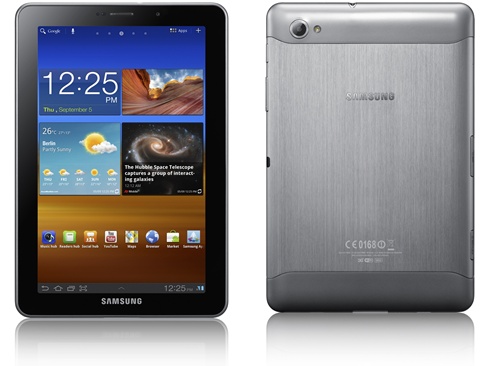 ▲삼성전자 갤럭시탭7.7