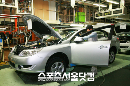 ▲ 르노삼성자동차 생산 현장