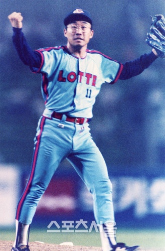 ▲ 마운드 위에서 늘 자신감이 넘쳤던 최동원의 현역 시절