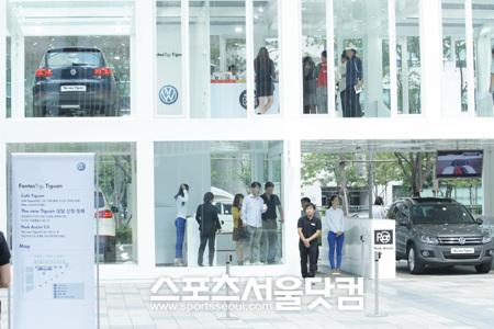 ▲ 폭스바겐 카페 티구안 전경