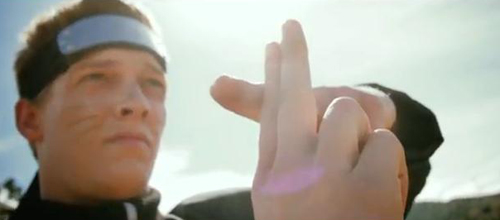 ▲실사판 나루토의 한 장면. 외국인이 출연한 이 영상은 호쾌한 액션으로 인기몰이 중이다./사진=유튜브 캡쳐