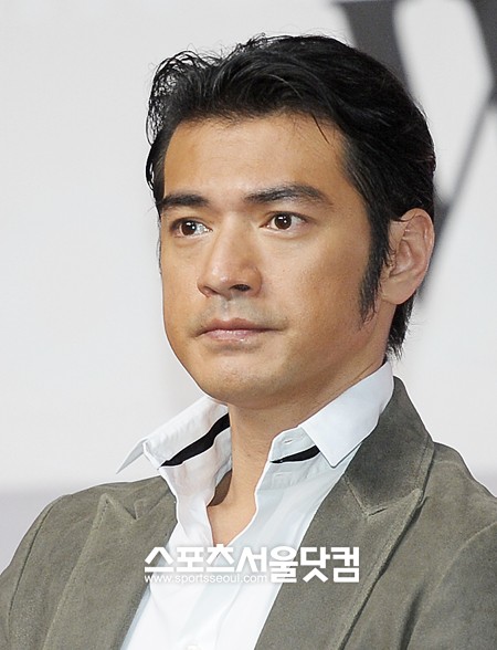 ▲ 영화 무협 공식 기자회견에 참석한 금성무/ 부산= 배정한 기자