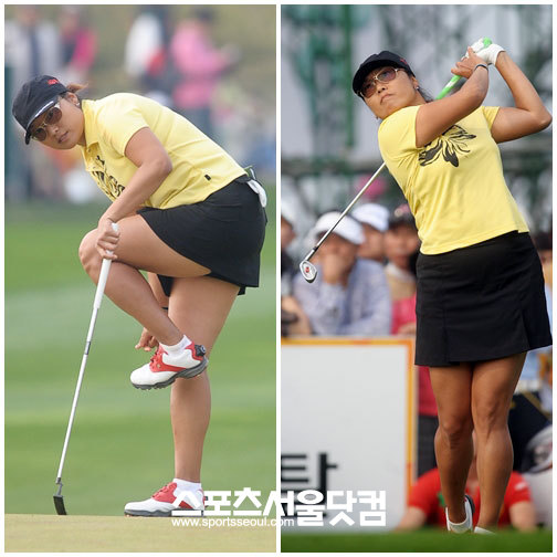 ▲검게 그을린 피부의 강지민.