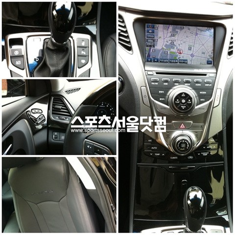 ▲ 그랜저 3.3 셀러브리티 내부