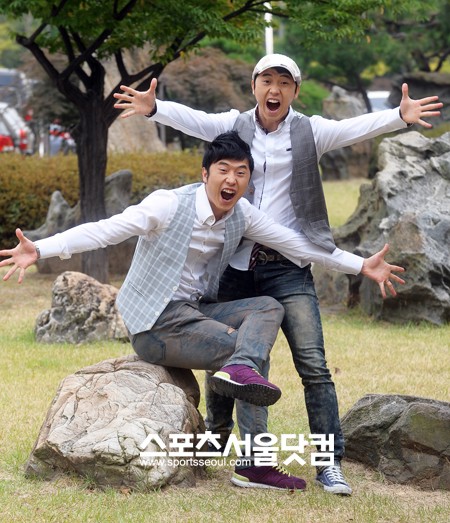 ▲서로에게 김민경, 박지선을 추천한 이상호-이상민 /이효균 기자