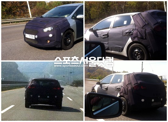 ▲ 27일 자유로에서 포착된 시드(추정) 스파이샷