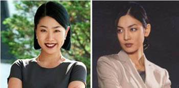 ▲배우 송윤아(위), 김지영(아래 왼쪽), 김소연 등은 드라마에서악역을 맡아 유명배우로 거듭났다. /사진=SBS 드라마 미스터 Q,인터넷 캡쳐