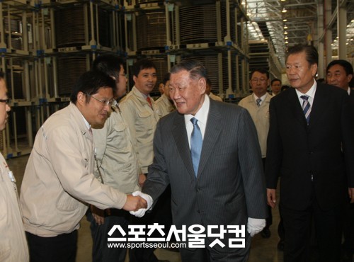 ▲ 정몽구 현대차그룹 회장 중국 현장 경영