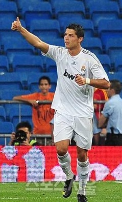 ▲레알 마드리드의 크리스티아누 호나우두