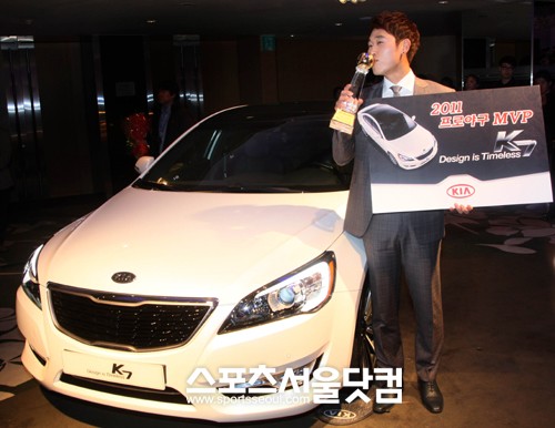 ▲ 기아자동차 2012 K7, 기아 타이거즈 투수 윤석민 선수