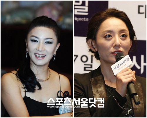 ▲ 파격 노출로 화제를 모은 배우 김혜선(왼쪽)과 윤다경./박정훈 기자, 더팩트DB