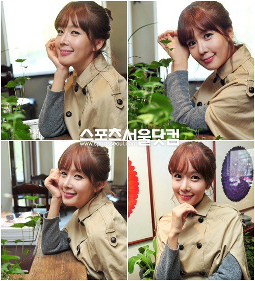 ▲ 웃는 미소가 매력적인 윤채이.